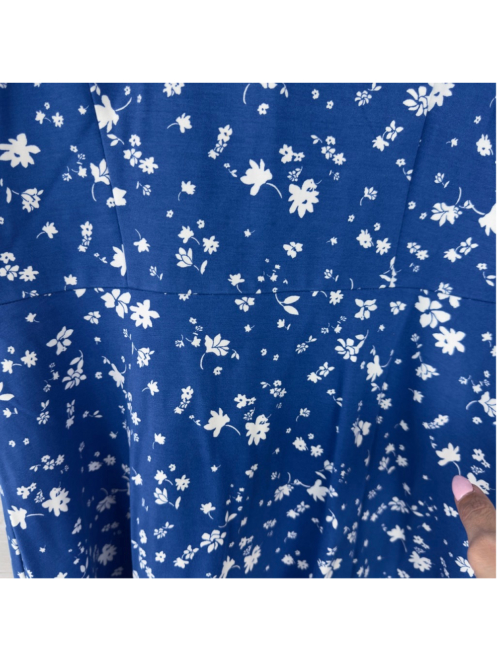 Draper James Floral Short Sleeve Fit & Flare Dress M - Picture 3 of 6